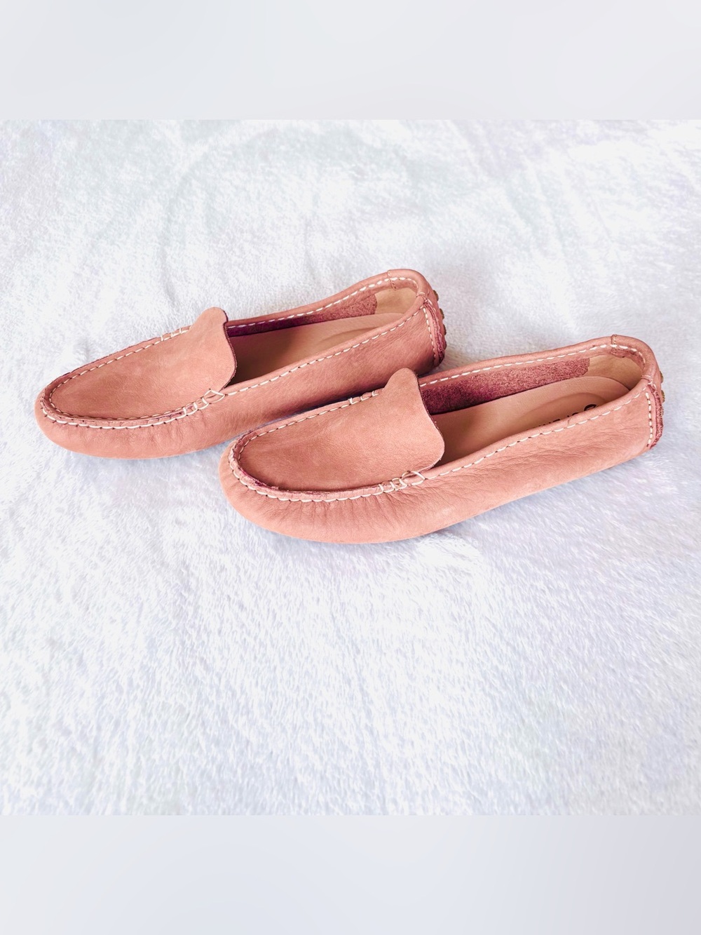 Sperry Port Driver Loafer Moccasin with Podded Rubber Sole, Tan Leather, Size 7 - Picture 3 of 8